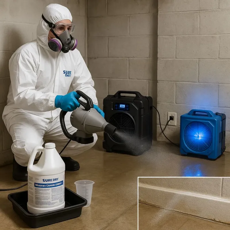 Sanitization and Odor Removal process in Valencia, CA